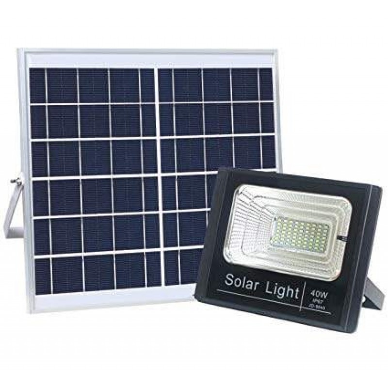 Solar LED Floodlight 40W Black IP65