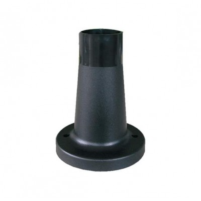 Plastic Floor Post H18cm for Outdoor Globes Black