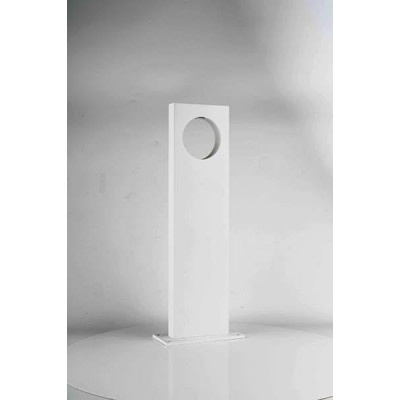 LED Floor Post Lamp Aluminum 7W Rectangular H50cm White