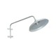  Wall Lamp with Industrial Hat DRUMS Silver