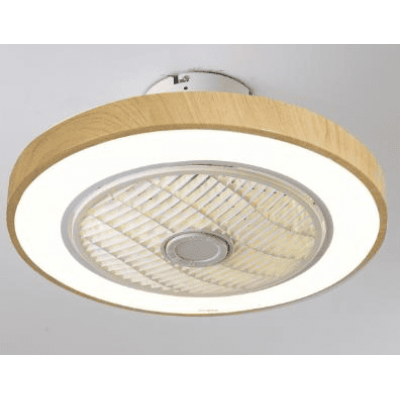 Ceiling Fan with Light AELIA Wooden LED 36W Dimmable