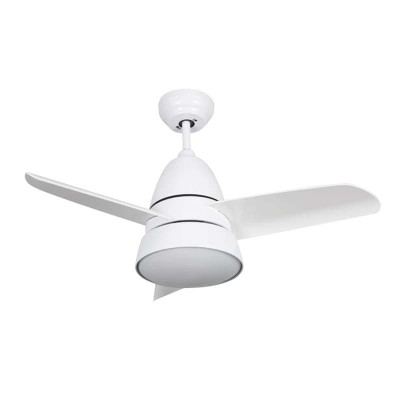 Ceiling Fan with Light White LED 18W