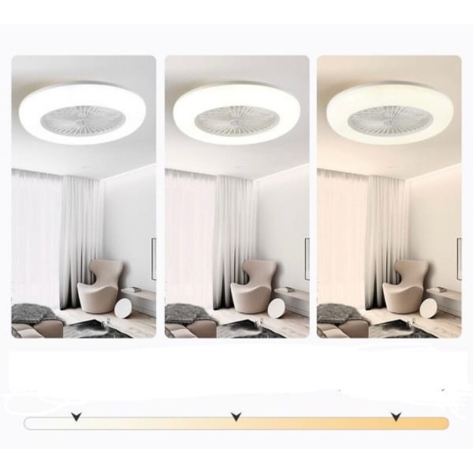 Ceiling Fan with Light Cierzo Wenge LED 35W Dimmable