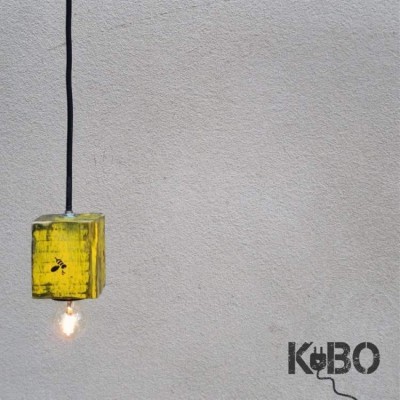 KUBO Bee με Κίτρινα Σχέδια για Πορτατίφ ή Κρεμαστό by Decor Demon