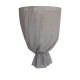 Handmade Modern Metal Pendant Fixture with Linen Fabric Grey 3xE27