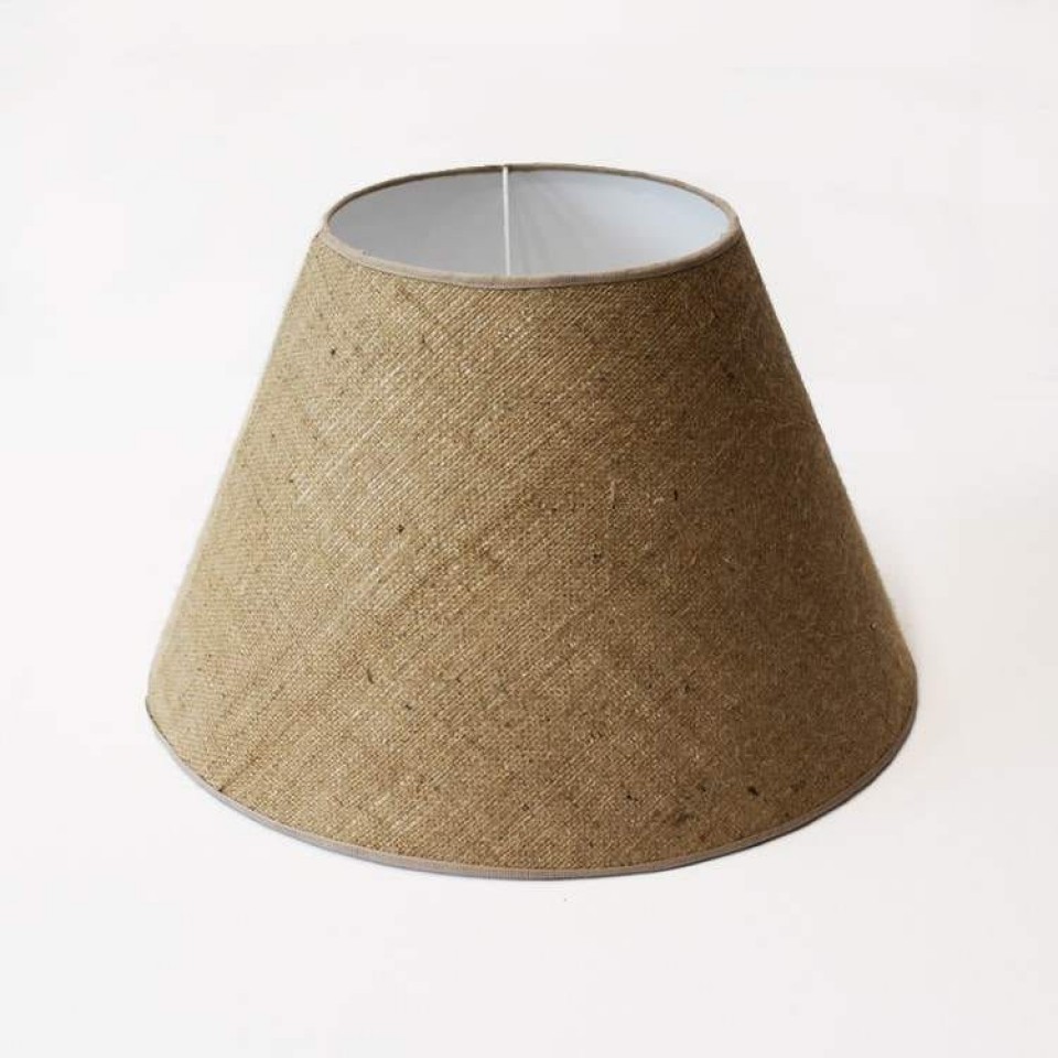 Handmade Lampshade 45cm Natural Linen Fabric