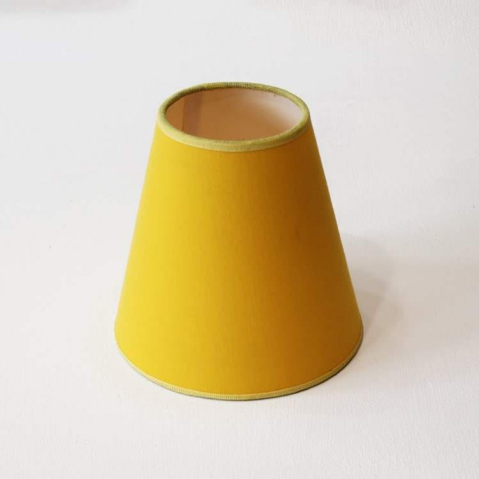 Handmade Lampshade 12cm Yellow Table Lamp