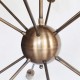 Sputnik Πολύφωτο Κρεμαστό Φωτιστικό Μπρονζέ με 12 λάμπες