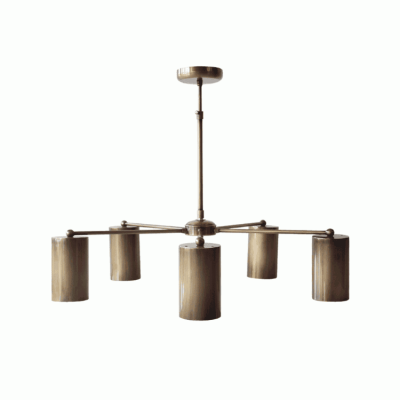 Modern Chandelier Bronze 6x E14 for Dining Room 