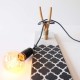 Impur Sea Vintage Wooden Wall Lamp with patterns by Decor Demon