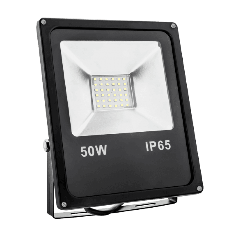 Προβολέας LED SMD 50W DC12-24V IP66 Μαύρος