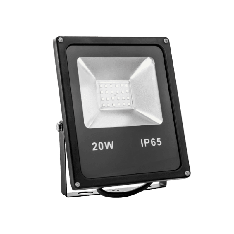 LED Floodlight SMD 20W 230V IP65 Noctis Eco Black