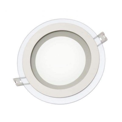 LED Recessed Spot Glass Fiale Eco Round White 18W 