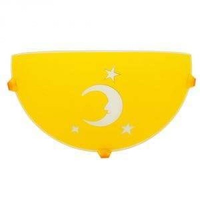 Wall lamp for Kids Room Yellow Glass 