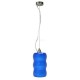 BOLA Hanging Lamp Blue Murano Glass
