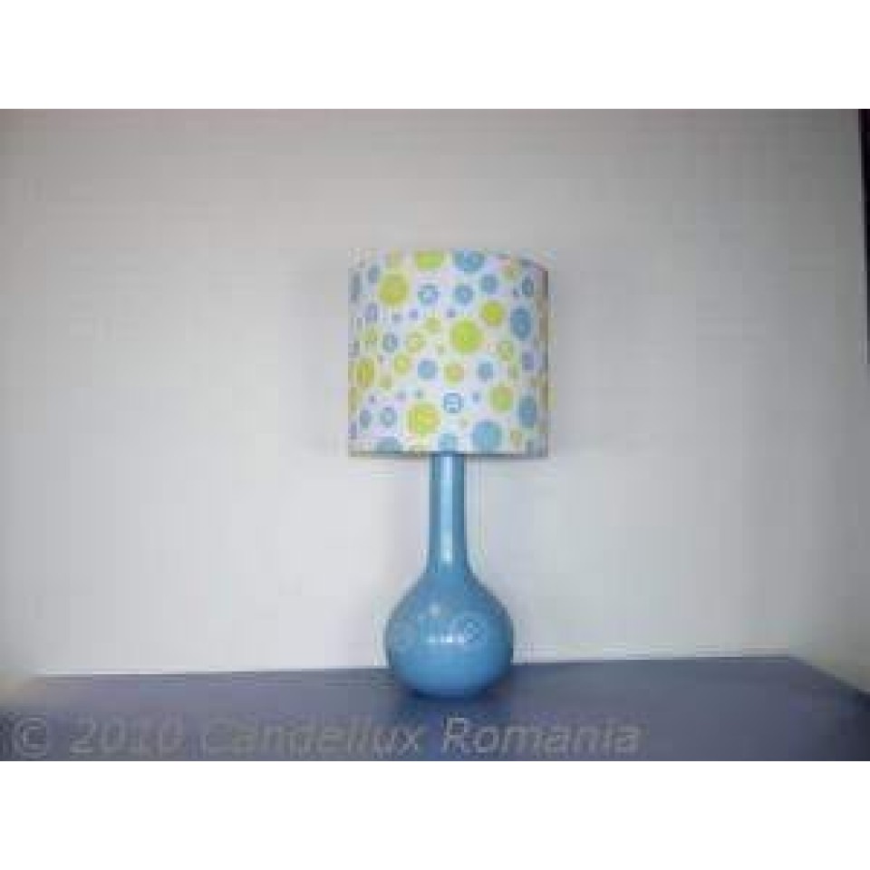 Snella Table Lamp Baby blue with lampshade