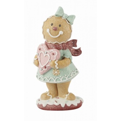 Christmas Decoration Candy Girl in Pastel Shades 10.5x8x23.5 cm