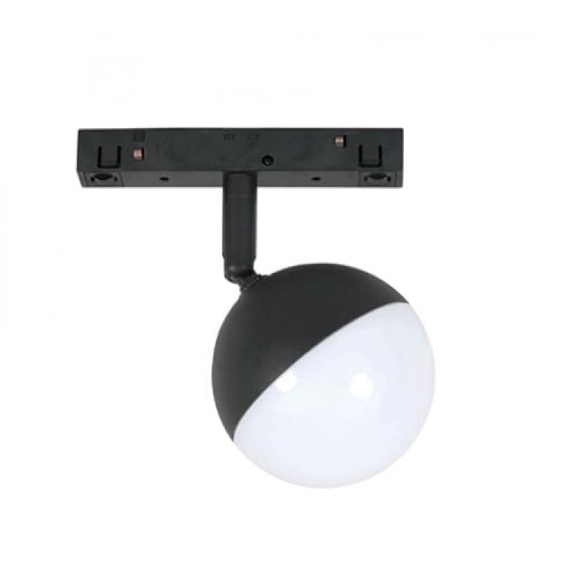 Magnetic track lamp Flexo 10 7W LED Black Φ8cm