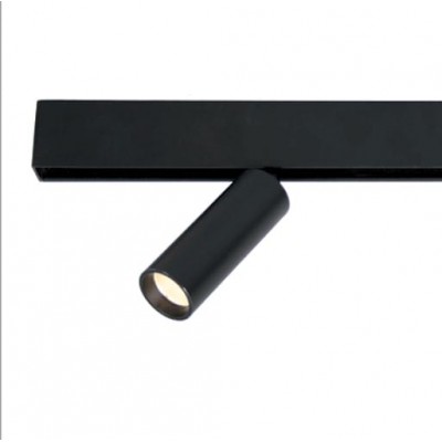 Σποτ Μαγνητικής ράγας Flexo 7 10W LED Μαύρο Φ4.5cm 